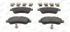 Комплект гальмівних колодок (передніх) Citroen C2/C4 04-/C3 09-/Berlingo/Peugeot 206/307 96-/207 06-/208 12 Jurid (573030J) зображення 1