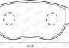 Гальмівні колодки, дискове гальмо (набір) - Jurid 573031J (425222, 425235, 425250)
