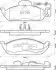 Колодки гальмівні (передні) MB M-class (W163) 98-05 (+датчик) Jurid (573034J) зображення 1
