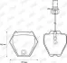 Фото Колодки гальмівні (передні) Audi A4 97-01/A6 97-05/VW Passat B5 00-05/Phaeton 02-08 (+датчики) Jurid (573064J) зображення 1