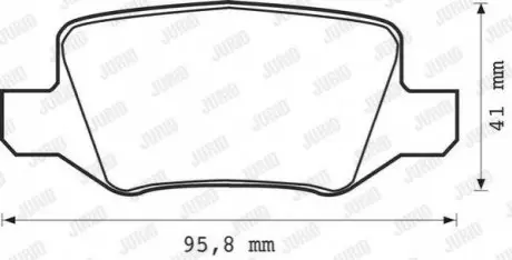 Колодки гальмівні (задні) MB A-class (W168/W169) 97-12/Vaneo (W414) 02-05 замінено на 0986494023 Jurid 573082J Купити в Україні