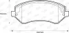 Фото Колодки гальмівні (передні) Chrysler Voyager/Jeep Cherokee/Dodge Caravan 00-08 Jurid (573118J) зображення 1
