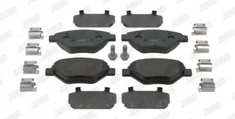 Колодки гальмівні (передні) Renault Megane II 03 Jurid 573123J Купити в Україні