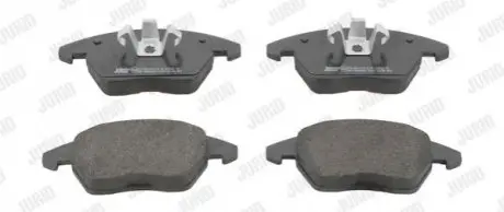 Колодки гальмівні (передні) Citroen C4 04-11/Peugeot 207/308 07-14/208 12-/307 03-09/3008 09-16 Jurid 573134J Купити в Україні