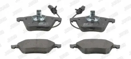 Колодки гальмівні (передні) Audi A6 97-05 (+датчики) Jurid 573145J Купити в Україні
