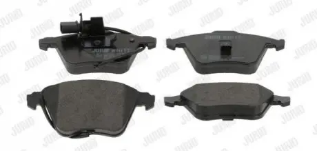 Колодки гальмівні (передні) Audi A6 97-05 (+датчики) Jurid 573145JC Купити в Україні