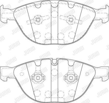 Гальмівні колодки Jurid 573150JC