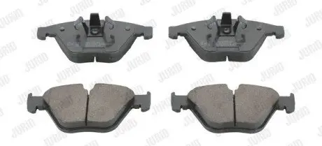 Колодки гальмівні (передні) BMW 3 (E90/E91/E92/E93) 04-13/X1 (E84) 09-15/Z4 (E89) 09-16 Jurid 573181JC Купити в Україні