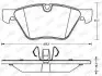 Фото Колодки гальмівні (передні) BMW 1 (E81/E82)/3 (E90-E93)/X1 (E84)/Z4 (E89) 04-16 Jurid (573187J) зображення 1