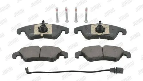 Керамічні гальмівні колодки передн, AUDI A4 ALLROAD B8, A4 B8, A5, A6 ALLROAD C7, A6 C7, A7, Q5 1.8-4.2 06.07-09.18 Jurid 573247JC Купити в Україні