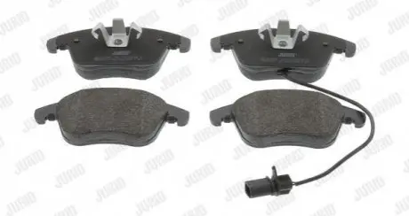 Колодки гальмівні (передні) Audi A4 07-18/Audi A5 07-/Audi Q5 12-17 (замінено на 0986494538) Jurid 573258J Купити в Україні