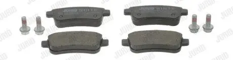 Колодки гальмівні (задні) Renault Fluence/Megane/Scenic 1.2-2.0dCi 08- (к-кт) Jurid 573286JC Купити в Україні