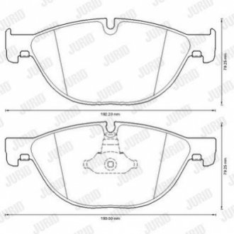 Колодки тормозные дисковые Jurid 573292J