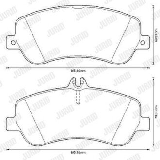Гальмівні колодки, дискові Jurid 573321JC (фото 1)