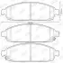 Фото Колодки гальмівні (передні) Jeep Grand Cherokee III/IV 04-/Commander 05-10 (Akebono) Jurid (573340J) зображення 1