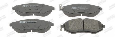 Дисковые тормозные колодки, комплект Jurid 573371J (фото 1)
