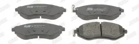 Колодки гальмівні (передні) Chevrolet Aveo/Daewoo Kalos 1.2-1.6 02 Jurid 573371J Купити в Україні