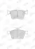 Фото Колодки гальмівні (задні) Audi A3/VW Golf 12-/Touran/Passat B8 14-/Skoda Karoq 17-/Octavia 20 Jurid (573409J) зображення 1