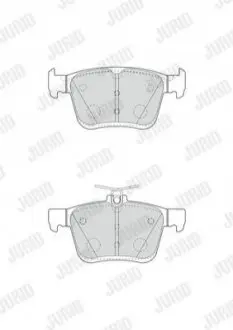 Колодки гальмівні (задні) Audi A3/VW Golf 12-/Touran/Passat B8 14-/Skoda Karoq 17-/Octavia 20 Jurid 573409J Купити в Україні