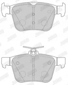 Колодки гальмівні (задні) Skoda Kodiaq/SuperB/VW Touran/Passat B8 14-/Golf/Seat/Audi A3 12-/Q3 18 Jurid 573415J Купити в Україні