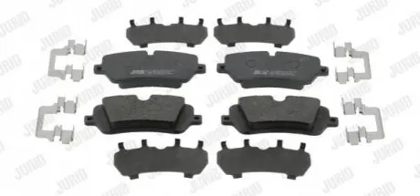 Колодки гальмівні (задні) Land Rover Range Rover 12-/Defender 19-/Discovery V 16 Jurid 573439J Купити в Україні