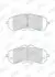Фото Колодки гальмівні (передні) Citroen Berlingo 18-/Peugeot 308 13-/Partner 18 Jurid (573620J) зображення 2
