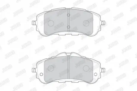 Колодки гальмівні (передні) Citroen Berlingo 18-/Peugeot 308 13-/Partner 18 Jurid 573620J Купити в Україні