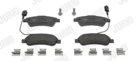 Колодки гальмівні (задні) Citroen Jumper/Fiat Ducato/Peugeot Boxer 06- (+датчики) Jurid 573632J Купити в Україні