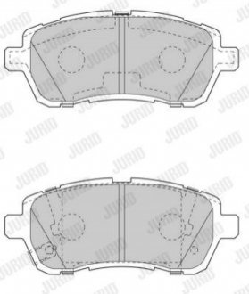 Гальмівні колодки (набір) Jurid 573648J