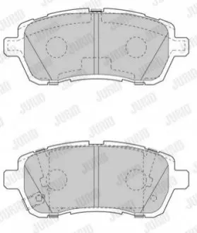 Колодки гальмівні (передні) Suzuki Swift 10 Jurid 573648J Купити в Україні