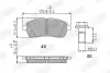 Фото Колодки гальмівні (передні) Ford Fiesta 08 Jurid (573747J) зображення 2