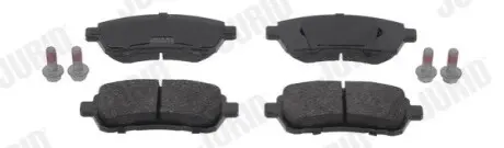 Колодки гальмівні (передні) Ford Fiesta 08 Jurid 573747J Купити в Україні