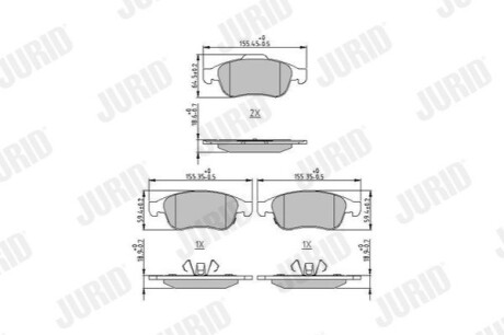 Автозапчастина Jurid 573766J (фото 1)