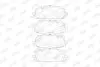 Фото Колодки гальмівні (передні) Audi A4/A5/Q5/Q7 15-/ A6/A7/A8/Q3/Q8/VW Touareg 17- (Akebono) ATE Ceramic Jurid (573773J) зображення 1