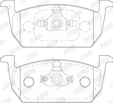 Колодки гальмівні (передні) Audi A1 18-/Seat Leon 12-/Ibiza/VW Polo 17 Jurid 573833J Купить в Украине