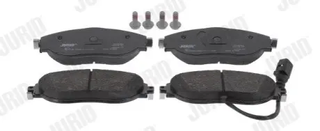 Колодки гальмівні (передні) Audi A3/Skoda Octavia III/VW Passat/Golf 13- (з датчиком) Jurid 573838J Купити в Україні