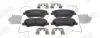 Тормозные колодки передние HYUNDAI ACCENT, SOLARIS / KIA RIO Jurid (573866J) изображение 1
