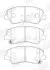 Тормозные колодки передние HYUNDAI ACCENT, SOLARIS / KIA RIO Jurid (573866J) изображение 2