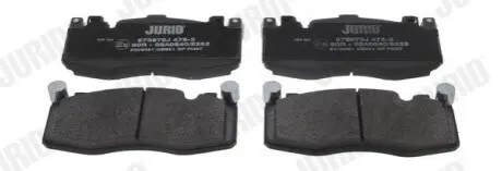 Колодки гальмівні (передні) BMW X5M (F15/F85)/X6M (F16/F86) 14-18 Jurid 573879J Купити в Україні