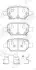 JURID CHEVROLET Комплект тормозных накладок TRAX 1.8 AWD 13-, OPEL MOKKA X 1.6 CDTI 15- Jurid (573921J) изображение 2