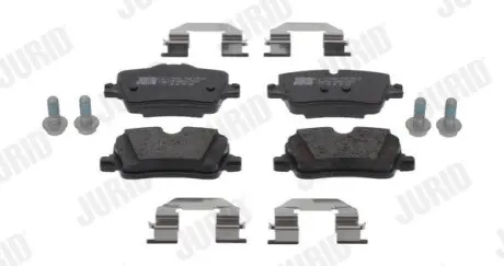 Колодки гальмівні (задні) BMW 3 (G20/G21/G80/G81/G28)/4 (G22/G23/G82/G83/G26) 18-/2 (G42/G87) 21 Jurid 574018J