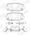 Тормозные колодки задние JEEP CHEROKEE/ CHRYSLER 200 Jurid (574045J) изображение 2