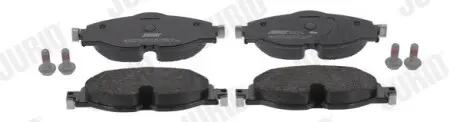 Колодки гальмівні (передні) Audi A3/Q2/Q3/Seat/Skoda Octavia/Kodiaq/VW Golf/Passat B8 12-(+датчик) Jurid 574075J