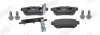 Тормозные колодки (задние) Honda Civic V/VI 91-01/CRX II/Prelude III 87-92/Rover 93-05 Jurid (574081J) изображение 1