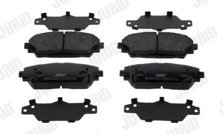 Колодки гальмівні (передні) Mazda 3 18 Jurid 574108J Купити в Україні