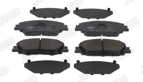 JURID TOYOTA Тормозные колодки передн. COROLLA 1.6 VVTi 19 Jurid 574250J