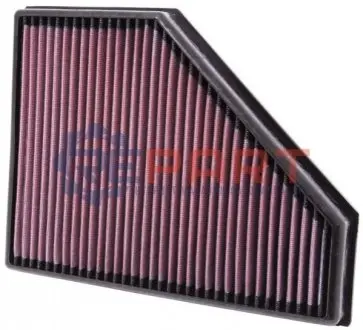 Спортивний фільтр повітря, довжина: 292мм, ширина: 232мм, висота: 38мм, тип: панель, BMW 1 (E81), 1 (E82), 1 (E87), 1 (E88) 2.0D/3.0D 12.04-06.15, (каталог: www.knfilters.com (EN) wet filter) K&N 332942 Купити в Україні