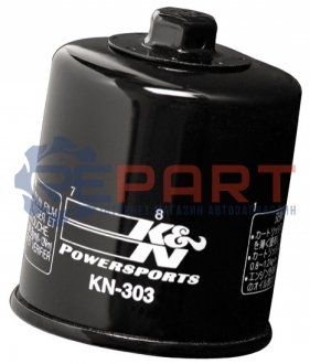 Фільтр оливи - KN-303 (MD356000, JEY014302A, 2630035505) K&N KN303 (фото 1)