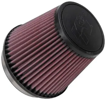 Універсальний фільтр (конічний, вентиляційний короб) довжина фільтра: 140мм, базовий діаметр фільтра: 165мм, діаметр кромки 127мм, - каталог: www.knfilters.com K&N RU5147