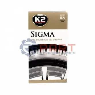 SIGMA 500ml Гель для полірування та догляду за шинами х6 K2 G1571 Купити в Україні